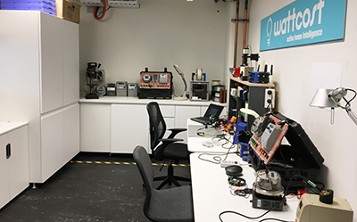 Image caption: Sneak peak into the brand new hardware lab